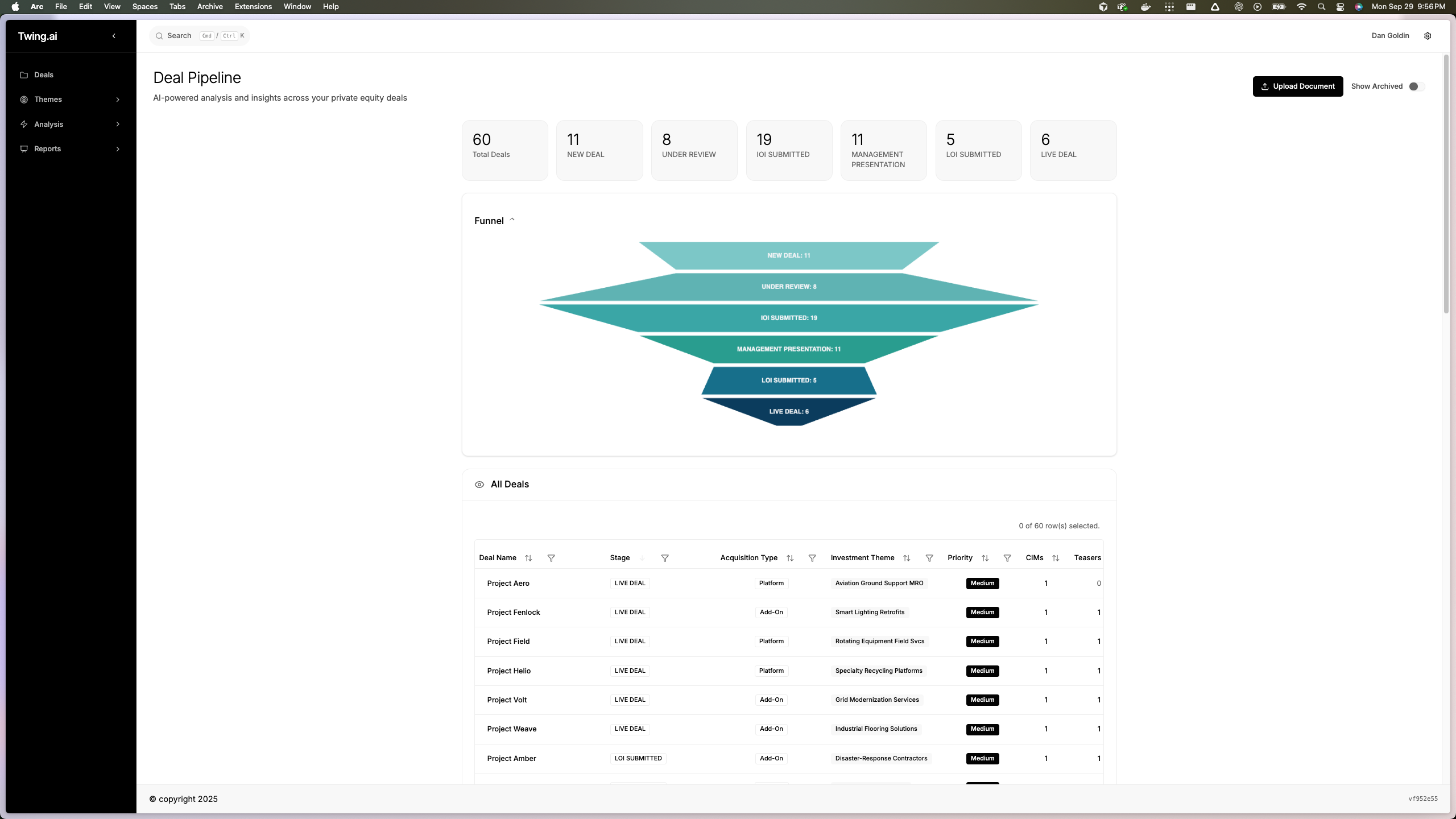 Deal Pipeline Dashboard